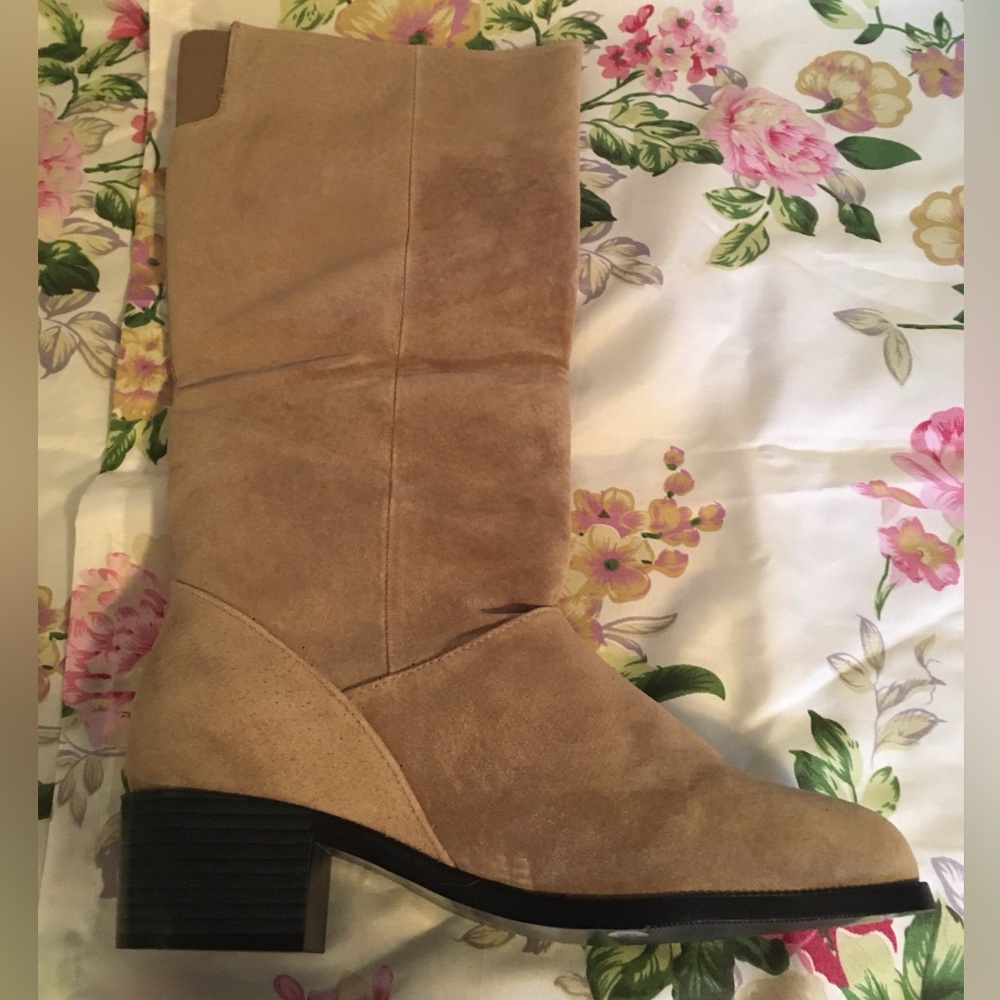 Tan Faux Suede Boot